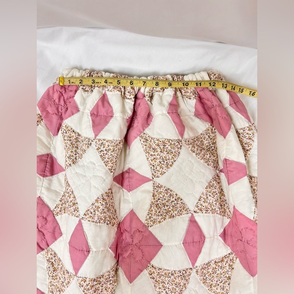 Calico Trading Co. Upcycled Cottage Quilt Patchwork Maxi Skirt Size Small - Picture 6 of 9